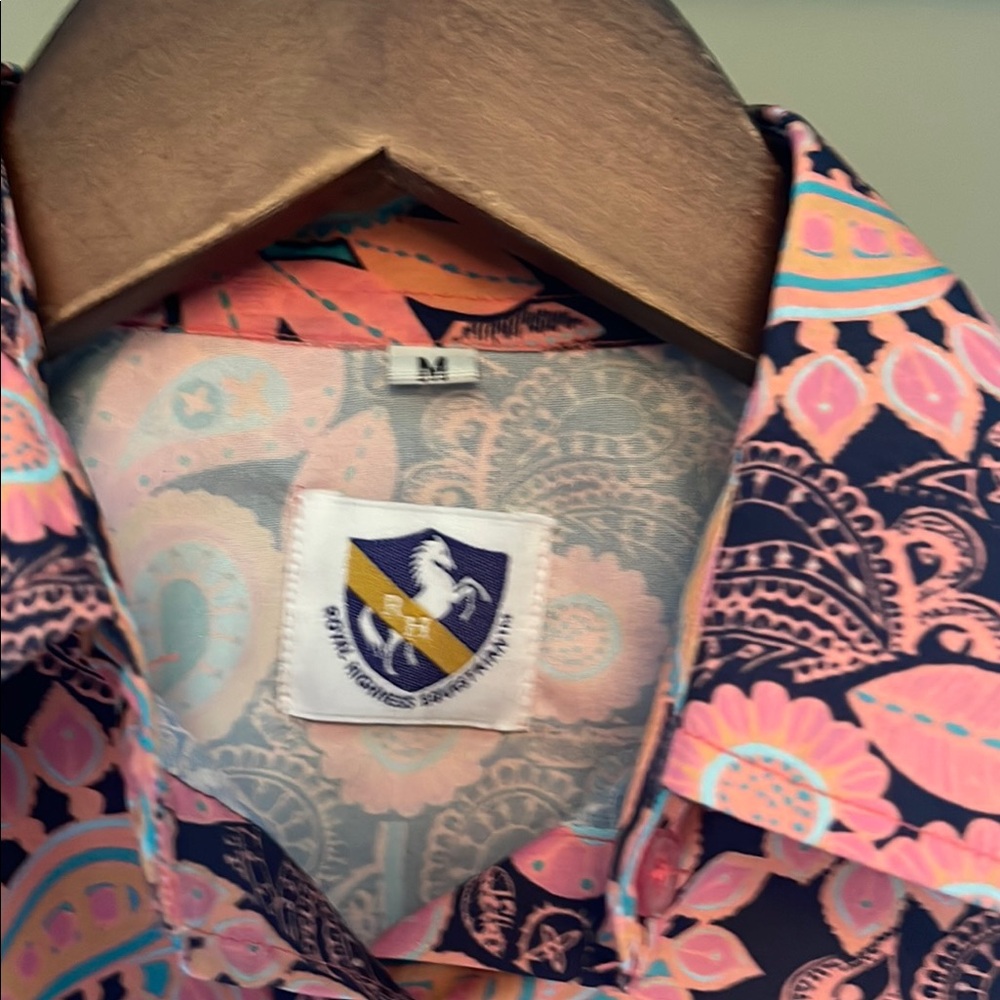 Pink Paisley Long Sleeve Shirt - Picture 2 of 2